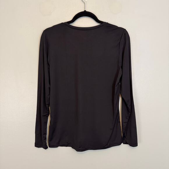32 Degrees Womens L Black UPF 40 Air Mesh Cool Long Sleeve Active Shirt Tee 1Pc - Picture 3 of 8